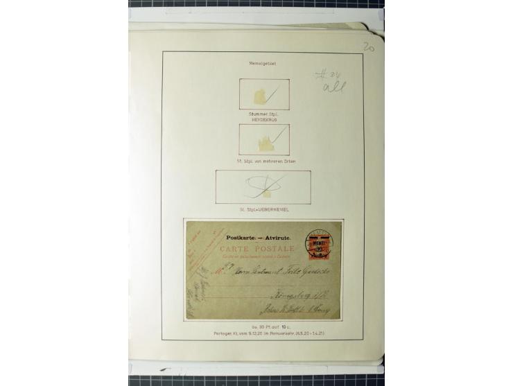 1919/39, umfangreiche Sammlung mit über 120 Briefe und Karten mit vielen Einschreiben, besseren Frankaturen und besonderen Ve