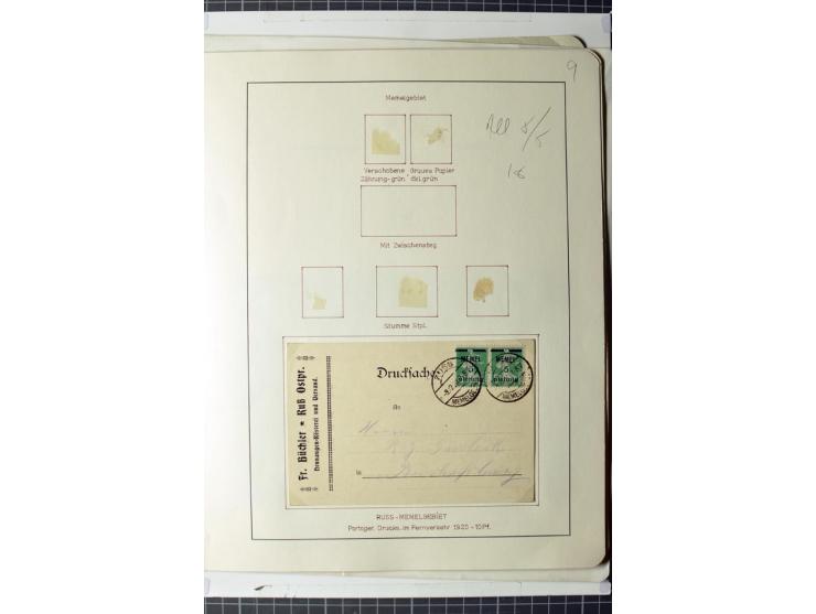 1919/39, umfangreiche Sammlung mit über 120 Briefe und Karten mit vielen Einschreiben, besseren Frankaturen und besonderen Ve