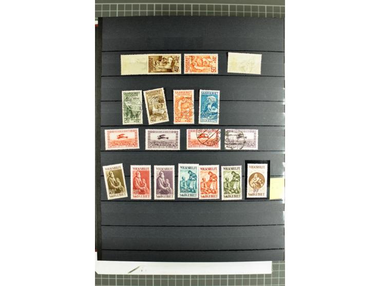 1920/1958, meist postfrische und gestempelte Sammlung inkl. Dienstmarken mit vielen kpl. und besseren Ausgaben, Farben, Aufdr