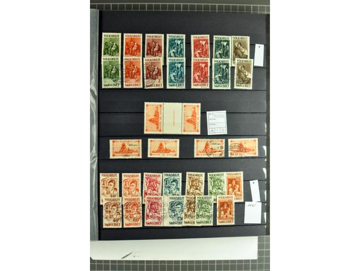 1920/1958, meist postfrische und gestempelte Sammlung inkl. Dienstmarken mit vielen kpl. und besseren Ausgaben, Farben, Aufdr