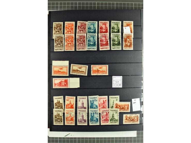 1920/1958, meist postfrische und gestempelte Sammlung inkl. Dienstmarken mit vielen kpl. und besseren Ausgaben, Farben, Aufdr