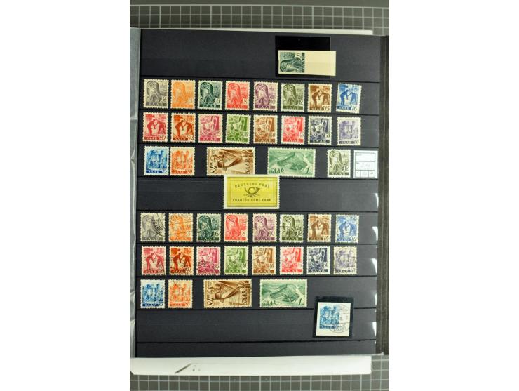 1920/1958, meist postfrische und gestempelte Sammlung inkl. Dienstmarken mit vielen kpl. und besseren Ausgaben, Farben, Aufdr