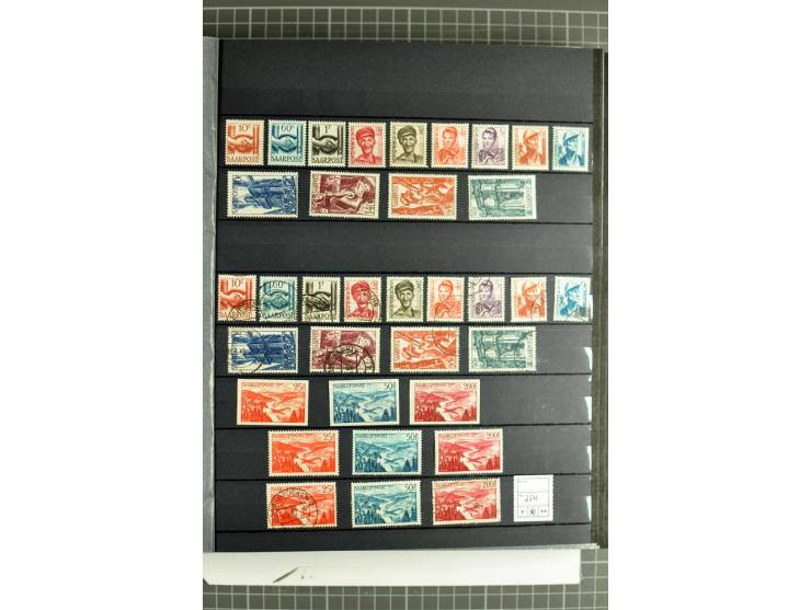 1920/1958, meist postfrische und gestempelte Sammlung inkl. Dienstmarken mit vielen kpl. und besseren Ausgaben, Farben, Aufdr