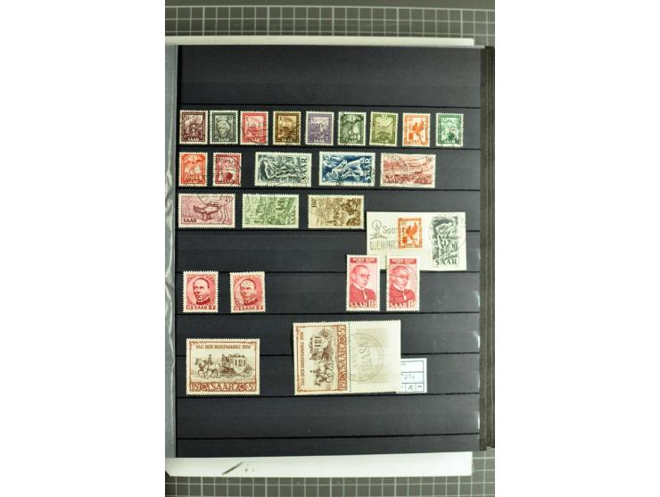 1920/1958, meist postfrische und gestempelte Sammlung inkl. Dienstmarken mit vielen kpl. und besseren Ausgaben, Farben, Aufdr