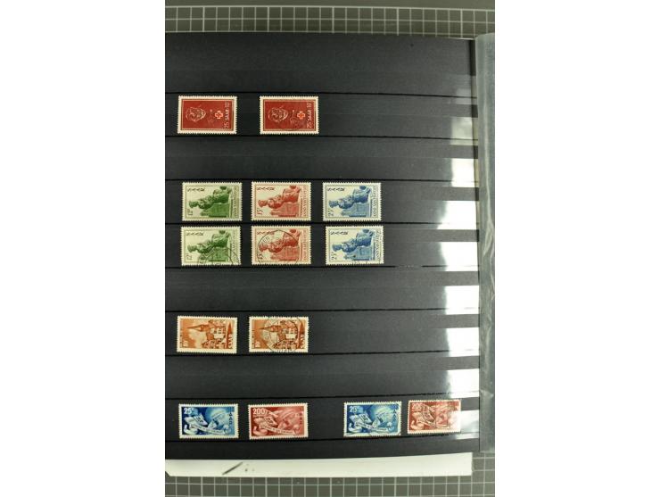 1920/1958, meist postfrische und gestempelte Sammlung inkl. Dienstmarken mit vielen kpl. und besseren Ausgaben, Farben, Aufdr