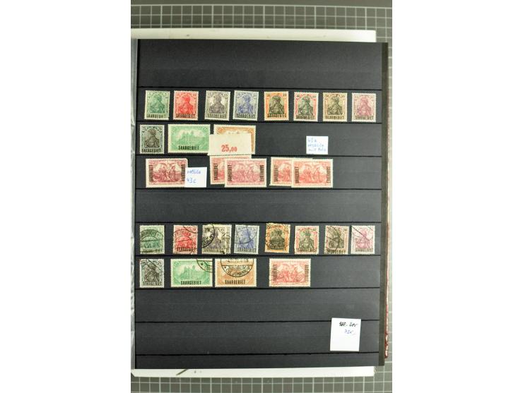1920/1958, meist postfrische und gestempelte Sammlung inkl. Dienstmarken mit vielen kpl. und besseren Ausgaben, Farben, Aufdr