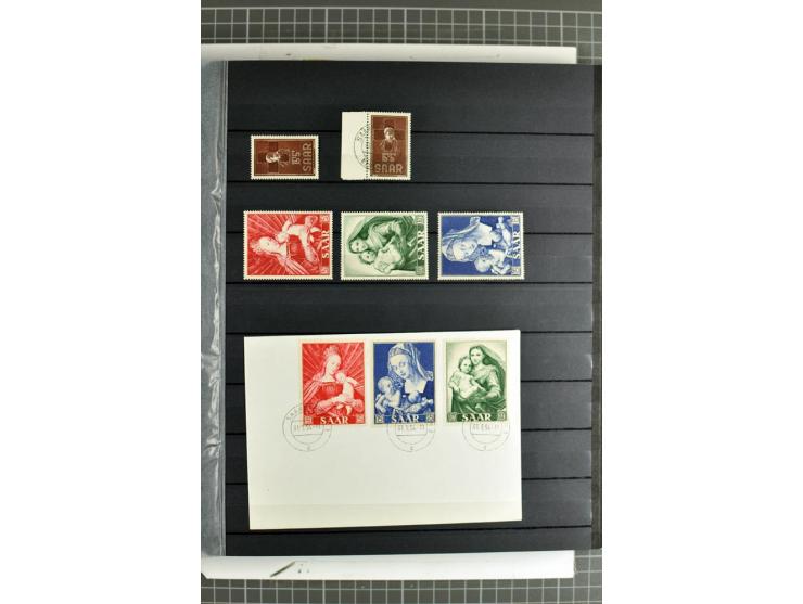 1920/1958, meist postfrische und gestempelte Sammlung inkl. Dienstmarken mit vielen kpl. und besseren Ausgaben, Farben, Aufdr