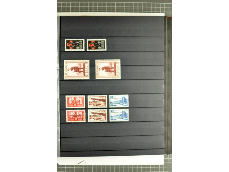 1920/1958, meist postfrische und gestempelte Sammlung inkl. Dienstmarken mit vielen kpl. und besseren Ausgaben, Farben, Aufdr