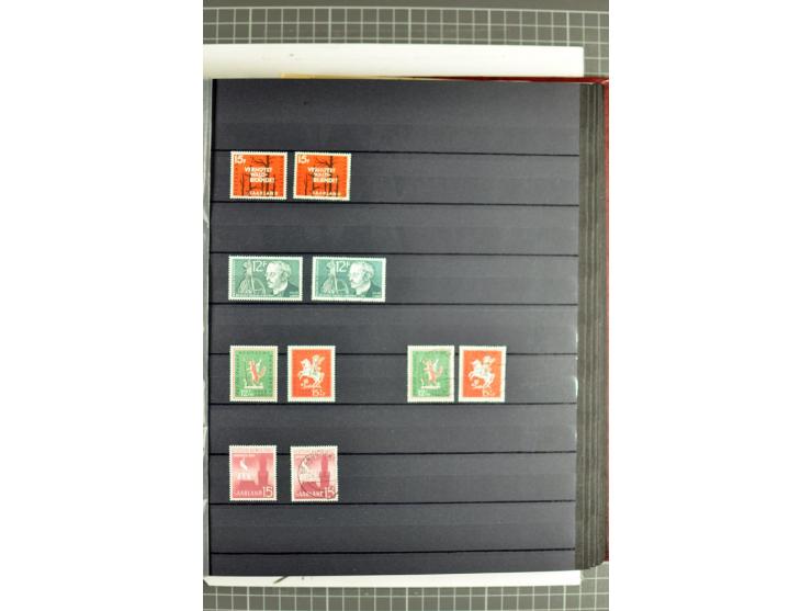 1920/1958, meist postfrische und gestempelte Sammlung inkl. Dienstmarken mit vielen kpl. und besseren Ausgaben, Farben, Aufdr