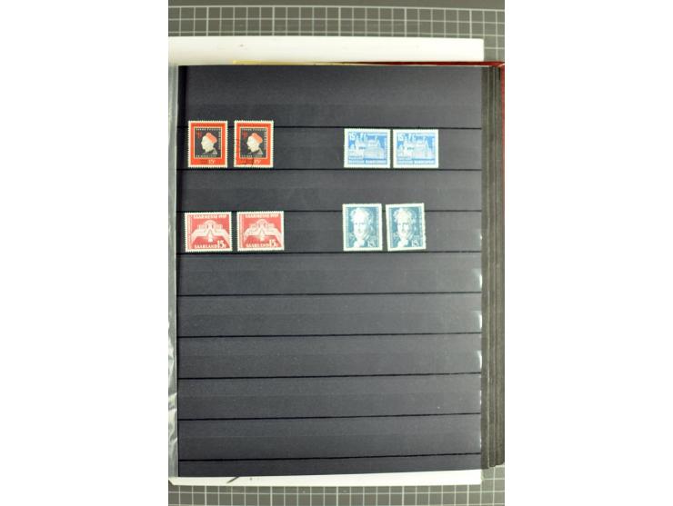 1920/1958, meist postfrische und gestempelte Sammlung inkl. Dienstmarken mit vielen kpl. und besseren Ausgaben, Farben, Aufdr