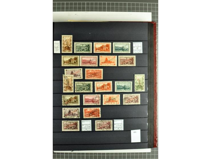 1920/1958, meist postfrische und gestempelte Sammlung inkl. Dienstmarken mit vielen kpl. und besseren Ausgaben, Farben, Aufdr
