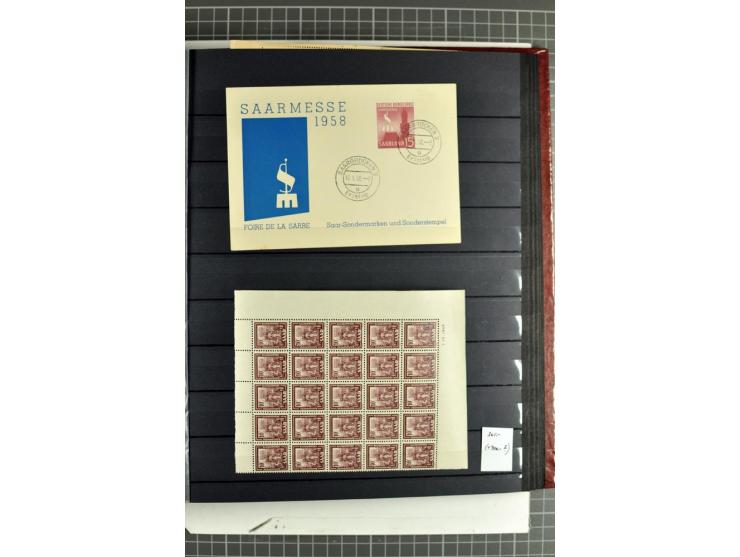 1920/1958, meist postfrische und gestempelte Sammlung inkl. Dienstmarken mit vielen kpl. und besseren Ausgaben, Farben, Aufdr