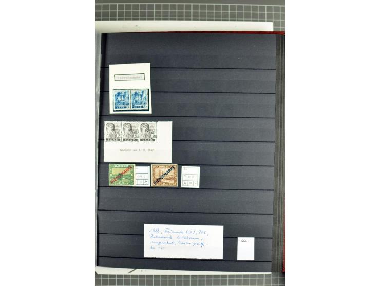 1920/1958, meist postfrische und gestempelte Sammlung inkl. Dienstmarken mit vielen kpl. und besseren Ausgaben, Farben, Aufdr
