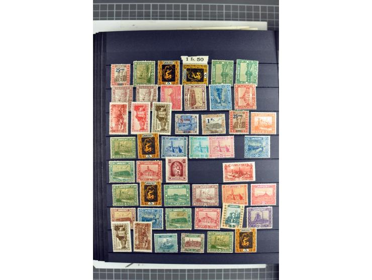 1920/1958, meist postfrische und gestempelte Sammlung inkl. Dienstmarken mit vielen kpl. und besseren Ausgaben, Farben, Aufdr