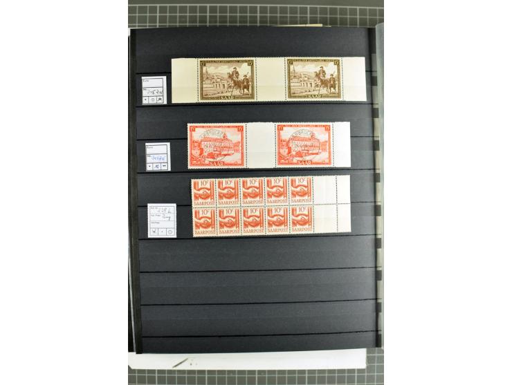 1920/1958, meist postfrische und gestempelte Sammlung inkl. Dienstmarken mit vielen kpl. und besseren Ausgaben, Farben, Aufdr