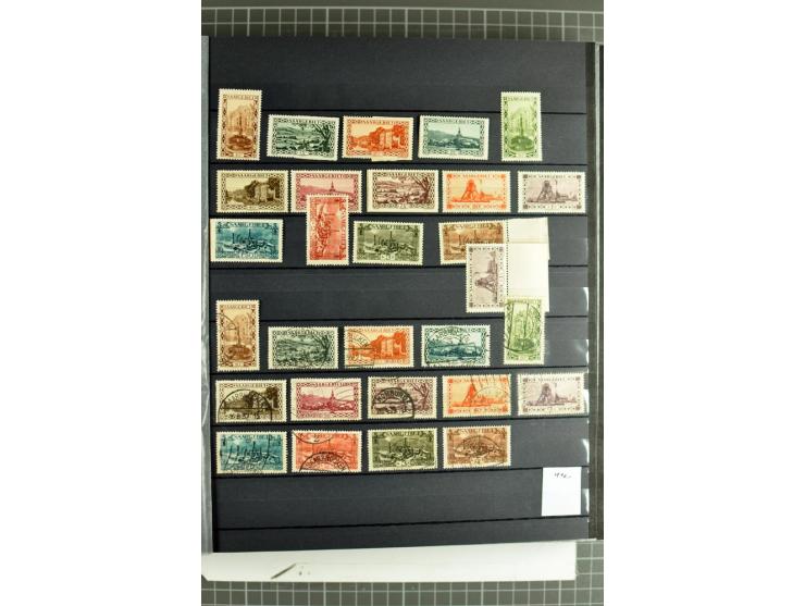 1920/1958, meist postfrische und gestempelte Sammlung inkl. Dienstmarken mit vielen kpl. und besseren Ausgaben, Farben, Aufdr