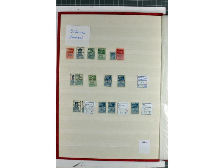 1940/1944, meist postfrischer/ungebrauchter und gestempelter Posten im Steckbuch mit Schwerpunkt Estland, Litauen und Montene