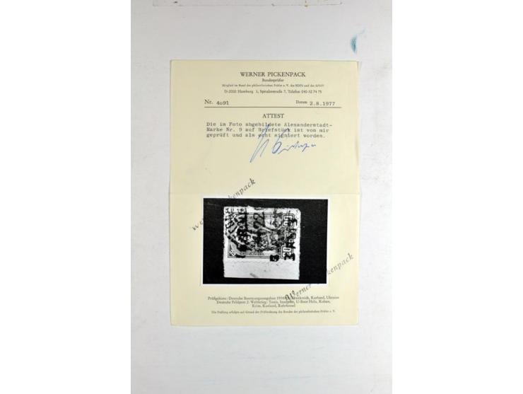  1941/42, ungebrauchte/postfrische und gestempelte Sammlung, dabei Alexanderstadt Mi.-Nr. 5III im Viererblock, Mi.-Nr. 7,10  