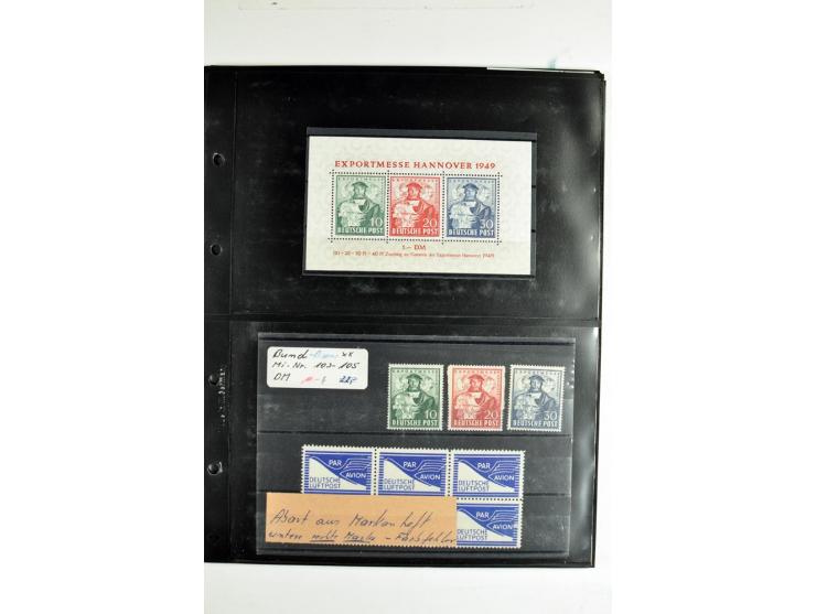 1872/1990, sehr interessantes Doublettenbuch mit fast nur besseren und kpl. Ausgaben ab Dt.Reich, dabei u.a. 2 Sätze Chicagof