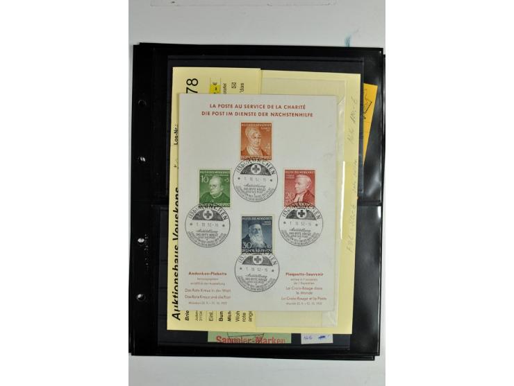 1872/1990, sehr interessantes Doublettenbuch mit fast nur besseren und kpl. Ausgaben ab Dt.Reich, dabei u.a. 2 Sätze Chicagof