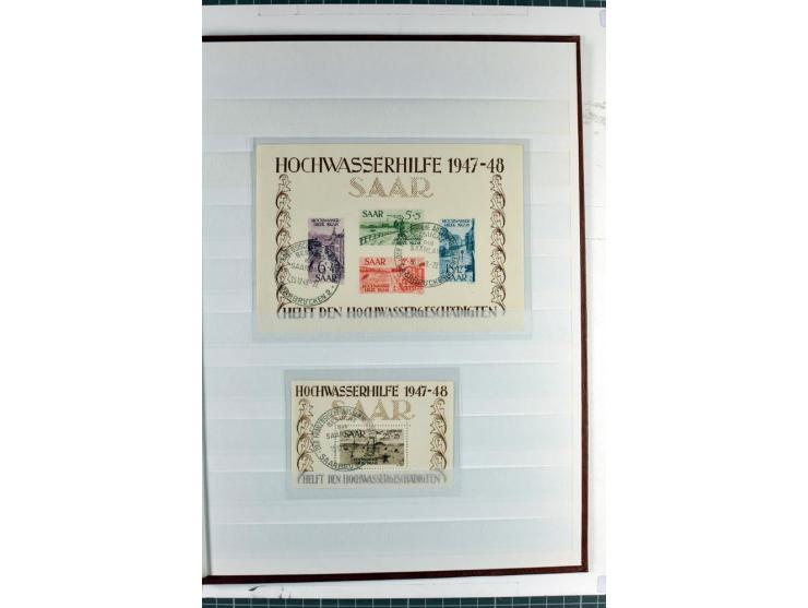 1930/1948, hochwertige Blockpartie mit Deutsches Reich Block 1 ungebraucht, Block 2 ungebraucht und gestempelt (Fotoattest Oe