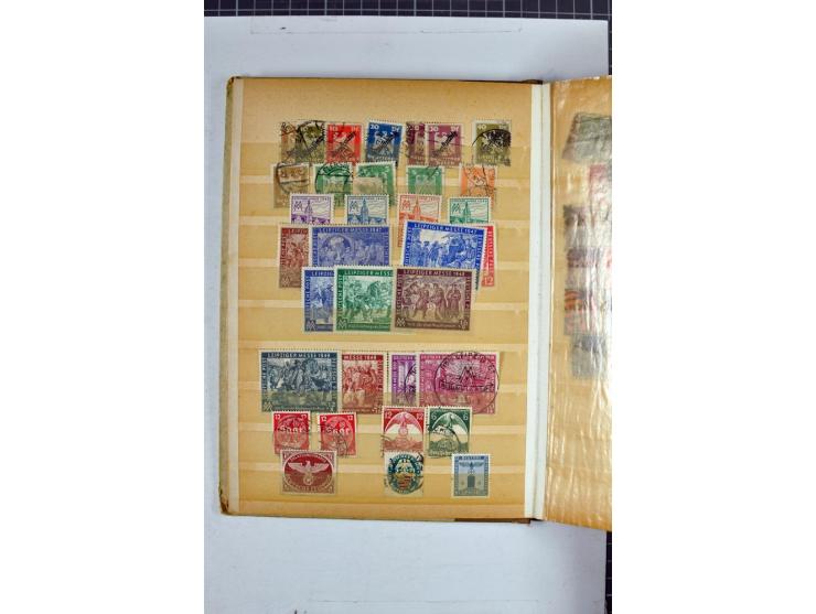 1933/80 (ca.), postfrischer, ungebrauchter und gestempelter Posten (einige mit Neugummi) dabei Dt. Reich bis auf Chicagofahrt