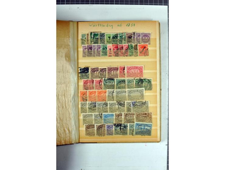 1933/80 (ca.), postfrischer, ungebrauchter und gestempelter Posten (einige mit Neugummi) dabei Dt. Reich bis auf Chicagofahrt
