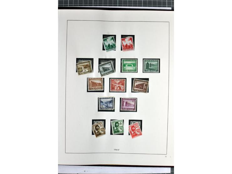 1933/80 (ca.), postfrischer, ungebrauchter und gestempelter Posten (einige mit Neugummi) dabei Dt. Reich bis auf Chicagofahrt