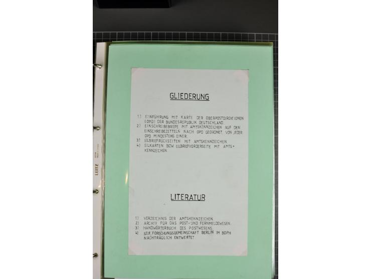 1828/1995, sehr umfangreiche Ausstellungs-Sammlung "Die Eilboten-Post" ab Vorphila in 11 Alben mit einigen hundert Briefen, K