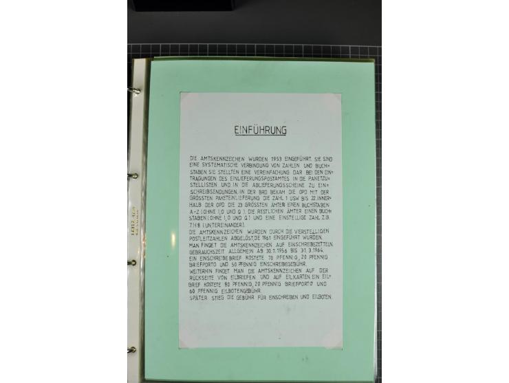 1828/1995, sehr umfangreiche Ausstellungs-Sammlung "Die Eilboten-Post" ab Vorphila in 11 Alben mit einigen hundert Briefen, K
