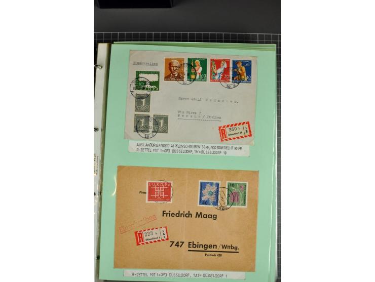 1828/1995, sehr umfangreiche Ausstellungs-Sammlung "Die Eilboten-Post" ab Vorphila in 11 Alben mit einigen hundert Briefen, K