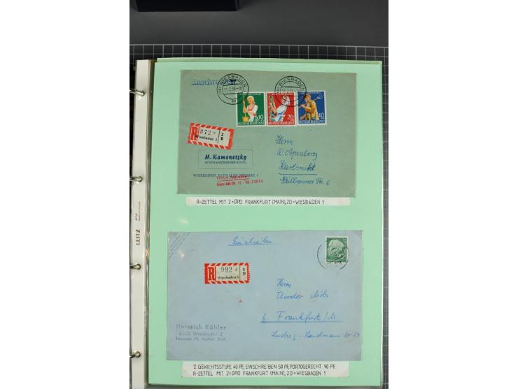 1828/1995, sehr umfangreiche Ausstellungs-Sammlung "Die Eilboten-Post" ab Vorphila in 11 Alben mit einigen hundert Briefen, K
