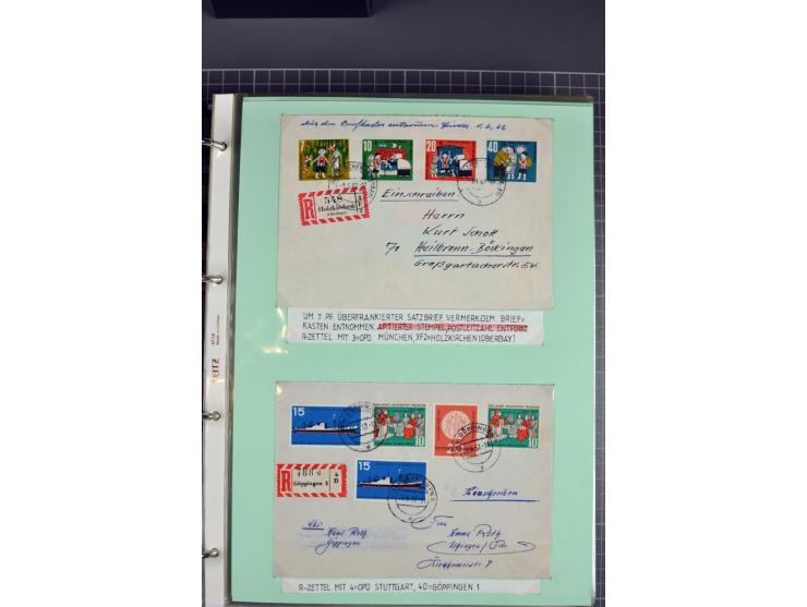 1828/1995, sehr umfangreiche Ausstellungs-Sammlung "Die Eilboten-Post" ab Vorphila in 11 Alben mit einigen hundert Briefen, K