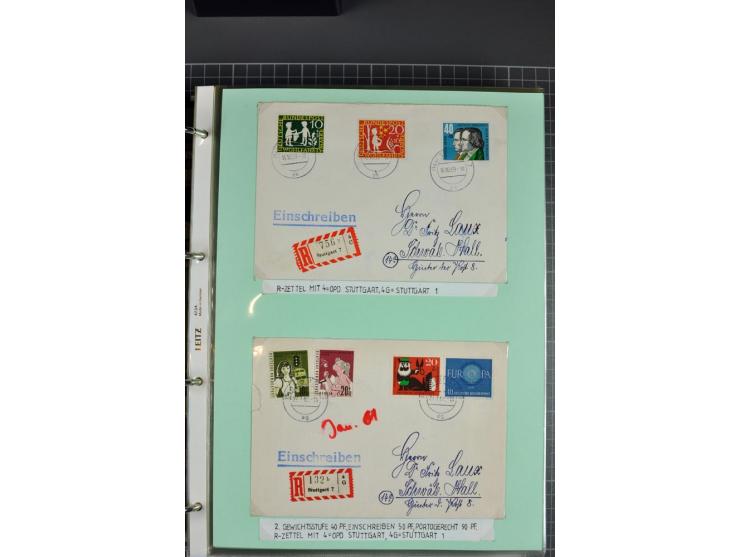 1828/1995, sehr umfangreiche Ausstellungs-Sammlung "Die Eilboten-Post" ab Vorphila in 11 Alben mit einigen hundert Briefen, K