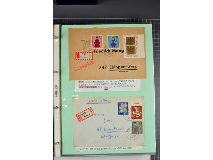 1828/1995, sehr umfangreiche Ausstellungs-Sammlung "Die Eilboten-Post" ab Vorphila in 11 Alben mit einigen hundert Briefen, K