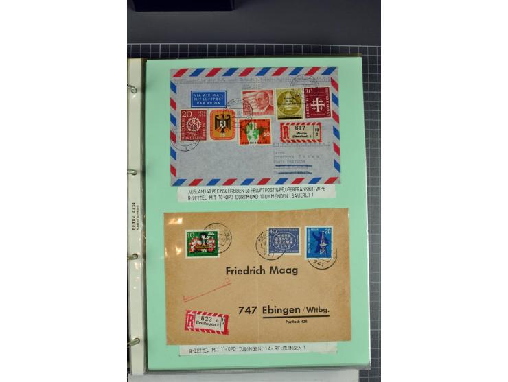 1828/1995, sehr umfangreiche Ausstellungs-Sammlung "Die Eilboten-Post" ab Vorphila in 11 Alben mit einigen hundert Briefen, K