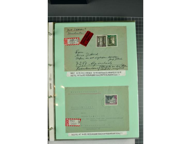 1828/1995, sehr umfangreiche Ausstellungs-Sammlung "Die Eilboten-Post" ab Vorphila in 11 Alben mit einigen hundert Briefen, K