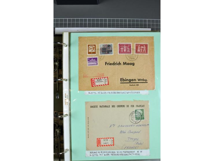 1828/1995, sehr umfangreiche Ausstellungs-Sammlung "Die Eilboten-Post" ab Vorphila in 11 Alben mit einigen hundert Briefen, K