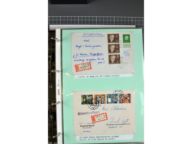 1828/1995, sehr umfangreiche Ausstellungs-Sammlung "Die Eilboten-Post" ab Vorphila in 11 Alben mit einigen hundert Briefen, K