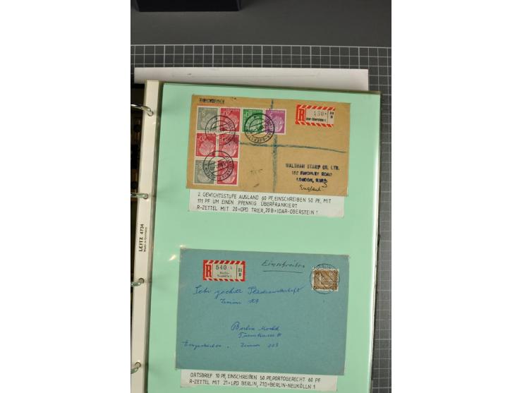1828/1995, sehr umfangreiche Ausstellungs-Sammlung "Die Eilboten-Post" ab Vorphila in 11 Alben mit einigen hundert Briefen, K
