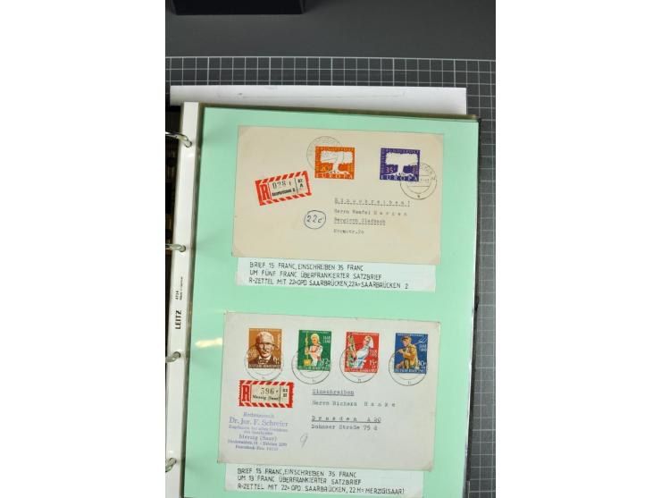 1828/1995, sehr umfangreiche Ausstellungs-Sammlung "Die Eilboten-Post" ab Vorphila in 11 Alben mit einigen hundert Briefen, K