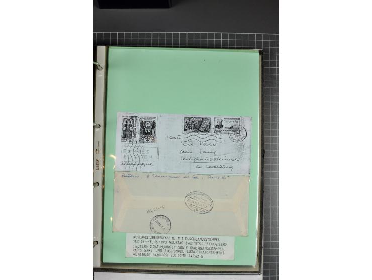1828/1995, sehr umfangreiche Ausstellungs-Sammlung "Die Eilboten-Post" ab Vorphila in 11 Alben mit einigen hundert Briefen, K