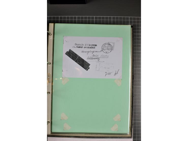 1828/1995, sehr umfangreiche Ausstellungs-Sammlung "Die Eilboten-Post" ab Vorphila in 11 Alben mit einigen hundert Briefen, K