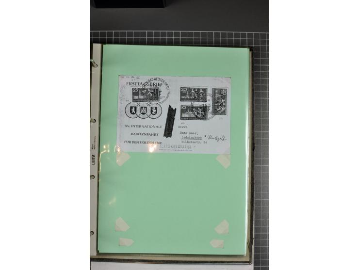 1828/1995, sehr umfangreiche Ausstellungs-Sammlung "Die Eilboten-Post" ab Vorphila in 11 Alben mit einigen hundert Briefen, K