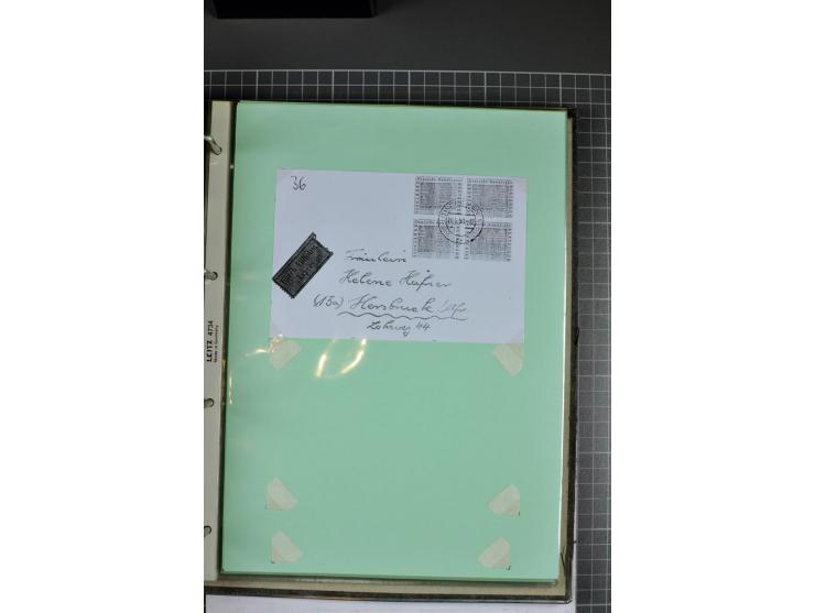 1828/1995, sehr umfangreiche Ausstellungs-Sammlung "Die Eilboten-Post" ab Vorphila in 11 Alben mit einigen hundert Briefen, K