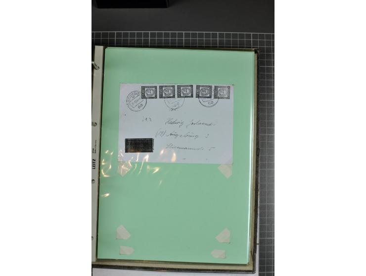 1828/1995, sehr umfangreiche Ausstellungs-Sammlung "Die Eilboten-Post" ab Vorphila in 11 Alben mit einigen hundert Briefen, K