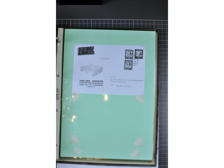 1828/1995, sehr umfangreiche Ausstellungs-Sammlung "Die Eilboten-Post" ab Vorphila in 11 Alben mit einigen hundert Briefen, K