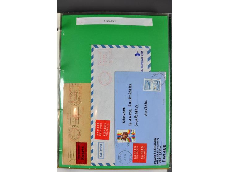 1828/1995, sehr umfangreiche Ausstellungs-Sammlung "Die Eilboten-Post" ab Vorphila in 11 Alben mit einigen hundert Briefen, K