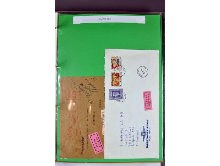 1828/1995, sehr umfangreiche Ausstellungs-Sammlung "Die Eilboten-Post" ab Vorphila in 11 Alben mit einigen hundert Briefen, K