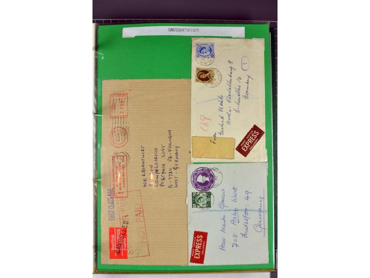 1828/1995, sehr umfangreiche Ausstellungs-Sammlung "Die Eilboten-Post" ab Vorphila in 11 Alben mit einigen hundert Briefen, K